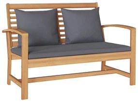 vidaXL Σετ Καναπέ Κήπου 4 pcs Φυσικό Στερεό Ξύλο Τίκ