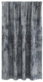 vidaXL Κουρτίνα με κουρτίνες 2 pcs Ασημί γκρι 140 x 140 cm Βελούδο