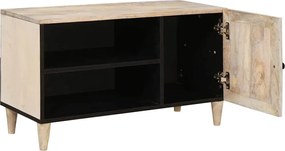 vidaXL Μονάδες TV με ράφι Λευκό 80 x 33 x 46 εκ Επεξεργασμένο ξύλο