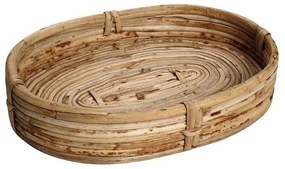 Ψωμιέρα Οβάλ M Kag143 26X17X6cm Natural Espiel Wood