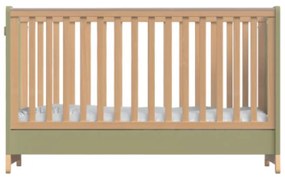 Casababy Palmer Olive Βρεφικό Κρεβάτι Μετατρεπόμενο Σε Προεφηβικό