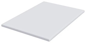 vidaXL Στρώματα Λευκό 140 x 200 cm 100% ύφασμα πολυεστέρα με τζακάρ