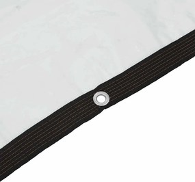vidaXL Σαφής μουσαμάς με οπές 5x5 m πολυαιθυλένιο