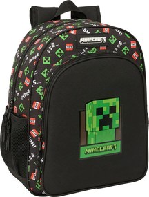 Σχολική Τσάντα Minecraft Μαύρο 32 x 38 x 12 cm