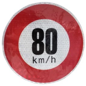 Αυτοκόλλητο Όριο Ταχύτητας 80 km/h - Sticker limit