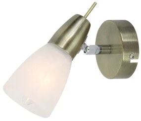 Σποτ Φωτιστικό Τοίχου Μεταλλικό 40W E14 KAMET ACA-MC542GAB-Μπρονζέ MC542GAB