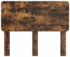 vidaXL Κεφαλάρι Καπνιστό Δρύς 120 cm Επεξεργασμένο ξύλο