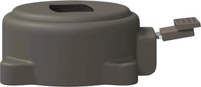 vidaXL Βάση ομπρέλας Ασημί 23 x 14 x 6 εκ.