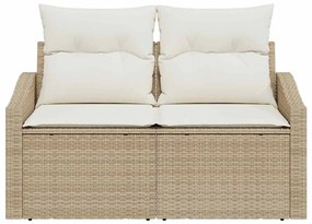 vidaXL Καναπές Κήπου με μαξιλάρι 123 x 62 x 69 εκ συνθετικό ρατάν