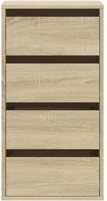 vidaXL Συρταριέρα Sonoma Δρυς 40x41x76 εκ. από Επεξεργ. Ξύλο