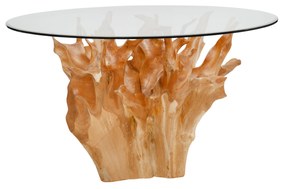 Double Dining Table S Line Ø110cm X Υ80cm S3422-00K4
