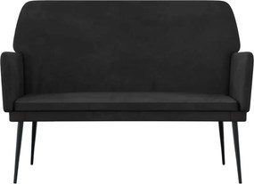vidaXL Πάγκος Μαύρος 108x79x79 εκ. Βελούδινος