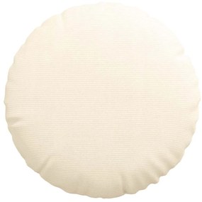 vidaXL Μαξιλάρια καθισμάτων 2 pcs Κρεμ Ø 80 cm Υφασμάτινο Κορντουρά