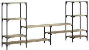 vidaXL Έπιπλο Τηλεόρασης Sonoma Δρυς 206,5x28,5x95 εκ. Επεξ. Ξύλο