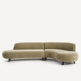 Γωνιακός καναπές από λινό βελούδο, Rosebury