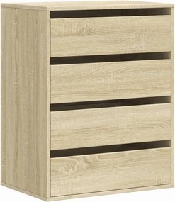 vidaXL Συρταριέρα Sonoma Δρυς 60x41x76 εκ. από Επεξεργ. Ξύλο