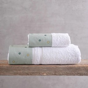 Πετσέτες Παιδικές Blaze (Σετ 2τμχ) Green Ρυθμός Towels Set 70x140cm 100% Βαμβάκι