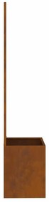 vidaXL Γλάστρα Κήπου με Διακοσμητική Πάνελ Σκ rusty 50 x 140 cm