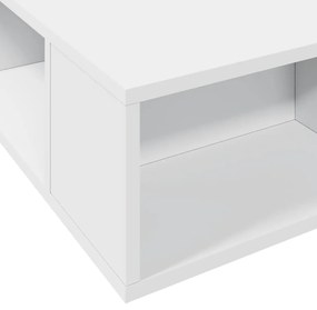 vidaXL Πλαίσιο Κρεβατιού Λευκό 160x200 εκ. Επεξεργασμένο Ξύλο