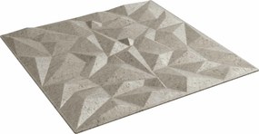 vidaXL Πάνελ τοίχου 48 pcs Αμέθυστος Μπετόν 50 x 50 cm Φελιζόλ XPS