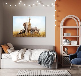 Παιδικός πίνακας σε καμβά Safari KNV0497 80cm x 120cm