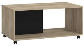 Τραπεζάκι Σαλονιού Pico Γκρί Δρύς - Μαύρο  92x50x41 εκ. 92x50x41 εκ.