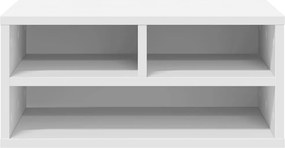 vidaXL Βάση Εκτυπωτή Λευκή 49 x 40 x 22,5 εκ. από Επεξεργασμένο Ξύλο