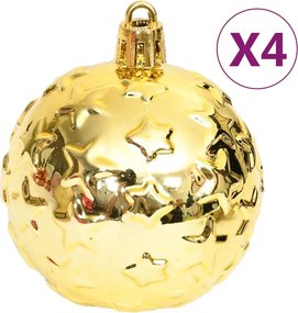 vidaXL Σετ Μπάλες Χριστουγεννιάτικες 70 τεμ. Χρυσές και Κόκκινες