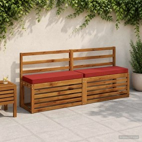 vidaXL Μαξιλάρια Πάγκου 2 Τεμαχίων VUGHT 2 pcs 100% Πολυεστέρας