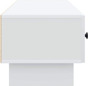 vidaXL Ντουλάπι TV Λευκό 147 x 34,5 x 30 εκ Επεξεργασμένο Ξύλο