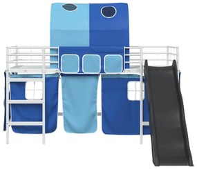 vidaXL Λευκό και Μπλε 99,5 x 200 εκ.