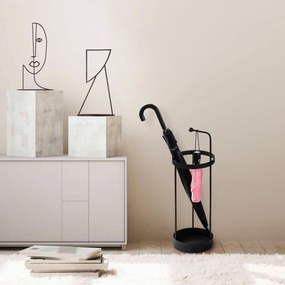 Ομπρελοθήκη Μαύρη SEMSIYE 22x22x67