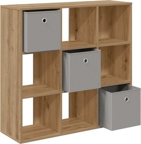 vidaXL Πλαϊνό γραφείο Artisan Oak 88,5 x 29 x 84,5 εκ.