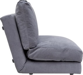 Διθέσιος Καναπές Κρεβάτι Γκρι DIVIR 68x120x62