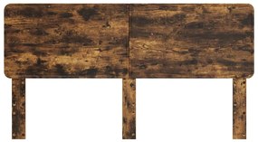 vidaXL Κεφαλάρι Καπνιστό Δρύς 180 cm Επεξεργασμένο ξύλο