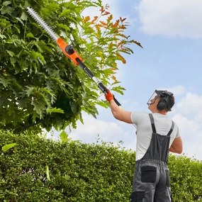 VEVOR Extendable Cordless Electric Hedge Trimmer 20V 1200RMP with 20in Blade