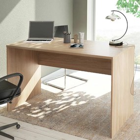 Γραφείο μελαμίνης Carmine Megapap χρώμα urban oak 135x67x74εκ. - 0204681