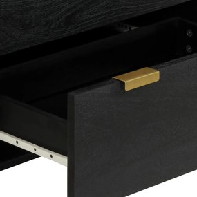 vidaXL Μπουφές Μαύρος 60x33x75 εκ. από Επεξεργασμένο Ξύλο