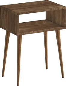 Κομοδίνο Gola Megapap χρώμα καρυδί 45x30x58εκ.