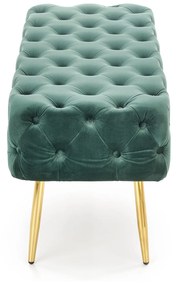 ATHENA bench color: dark green / gold DIOMMI V-CH-ATHENA-C.ZIELONY