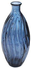 Βάζο Γυάλινο 028.6058C009 31cm Blue Glass