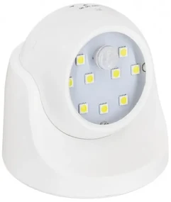 Φωτιστικό Μπαταρίας Κάμερα Λευκό LED SMD 3W-PIR Αισθητήρα Κίνησης Ψυχρό 6000K 79000 Globostar 79000 Λευκό