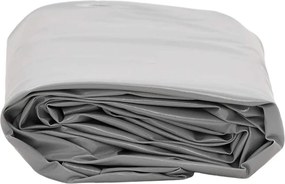 vidaXL Μουσαμάς Γκρι 1 x 2,5 μ. 650 γρ./μ²