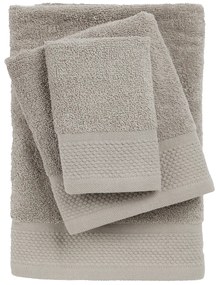 Πετσέτες Μπάνιου (Σετ 3τμχ) Das Home Best 0834 Grey 450gsm