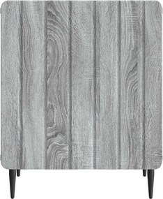 vidaXL Κομοδίνο 2 τεμ. Γκρι Sonoma 43 x 34,5 x 52 εκ