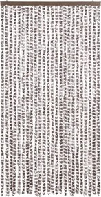 vidaXL Σήτα Εντόμων Taupe / Λευκό 100 x 200 εκ. από Σενίλ