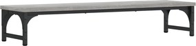 vidaXL Βάση Οθόνης Γκρι Sonoma 85x23x15,5 εκ. από Επεξεργασμένο Ξύλο