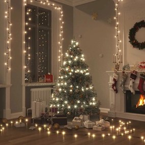vidaXL Φωτάκια με 300 LED Θερμό Λευκό 30 μ. από PVC