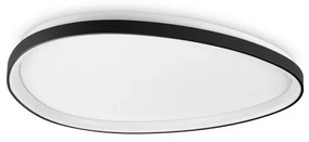 Πλαφονιέρα Φωτιστικό Οροφής Οn-Off LED 41W IP20 3000K Gemini Ideal Lux-328089-Μαύρο 328089