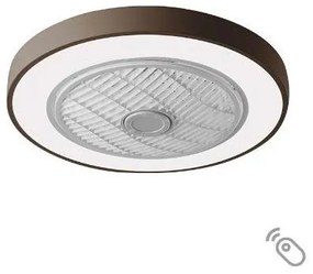 Ανεμιστήρας Οροφής Φ30 DC 35W LED Marin LINEME-02-00166-Καφέ 02-00166
